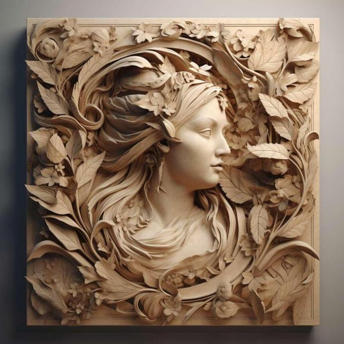 نموذج ثلاثي الأبعاد لآلة CNC 3D Art 